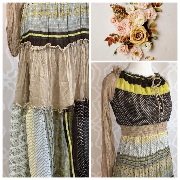 *LAST ONE* 70's Style Caroline Boho Gypsy Dress - Picture 4 of 8